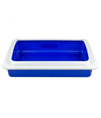 Welkhome Lettiera Con Bordo Rialzato Smontabile Per Gatti Gatto 35 X 45 X 10 Cm         