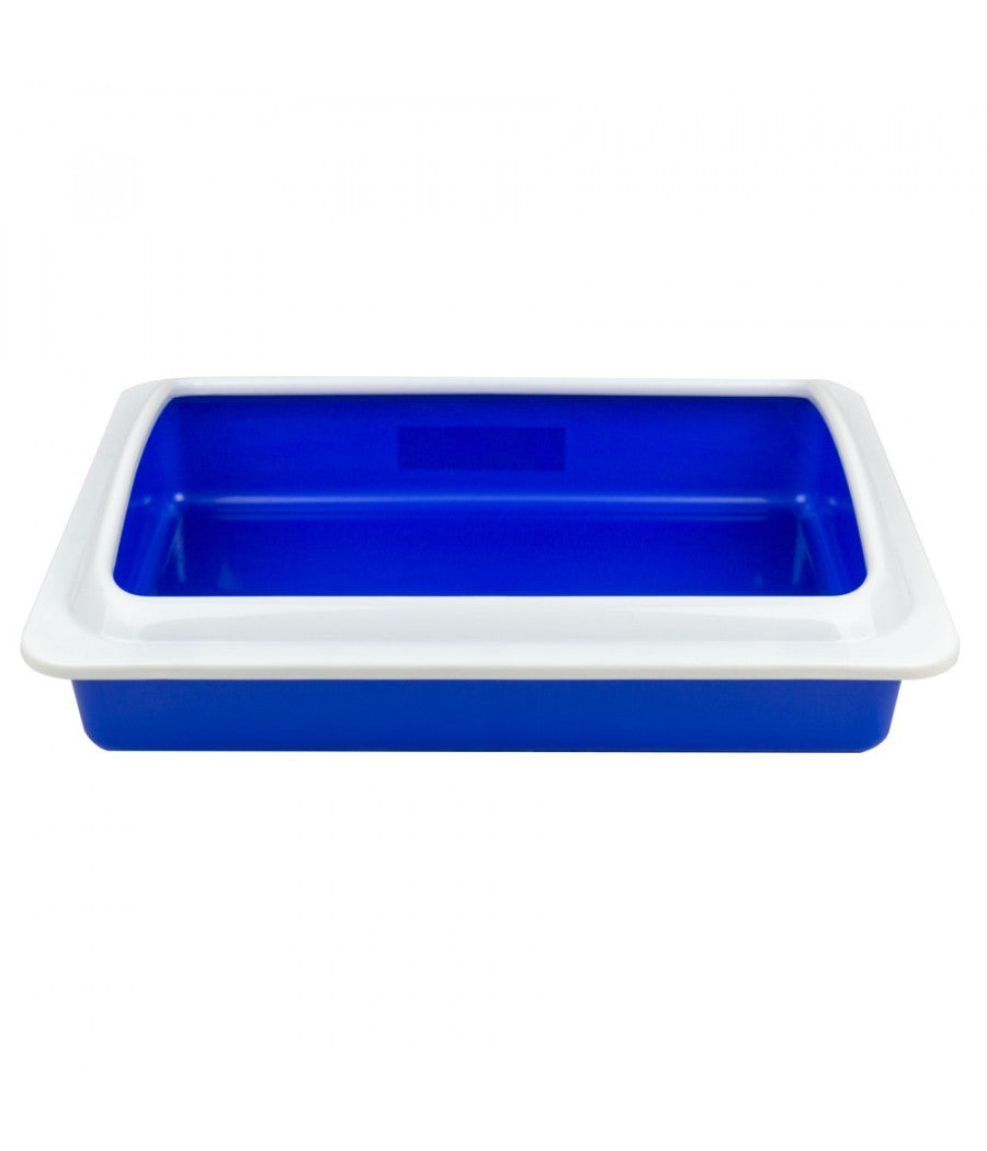 Welkhome Lettiera Con Bordo Rialzato Smontabile Per Gatti Gatto 35 X 45 X 10 Cm         