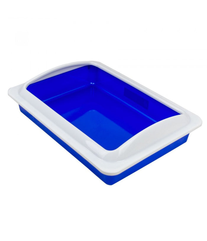 Welkhome Lettiera Con Bordo Rialzato Smontabile Per Gatti Gatto 35 X 45 X 10 Cm         