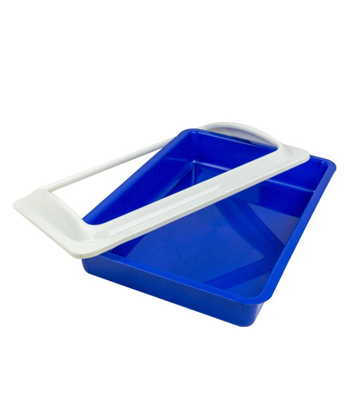 Welkhome Lettiera Con Bordo Rialzato Smontabile Per Gatti Gatto 35 X 45 X 10 Cm         