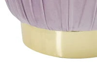 Puff Contenitore Paris Rosa Cm Ø 41X41