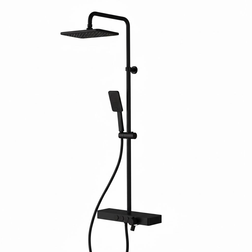 Colonna doccia esterna Vema WELLNESS V08232 Nero Opaco