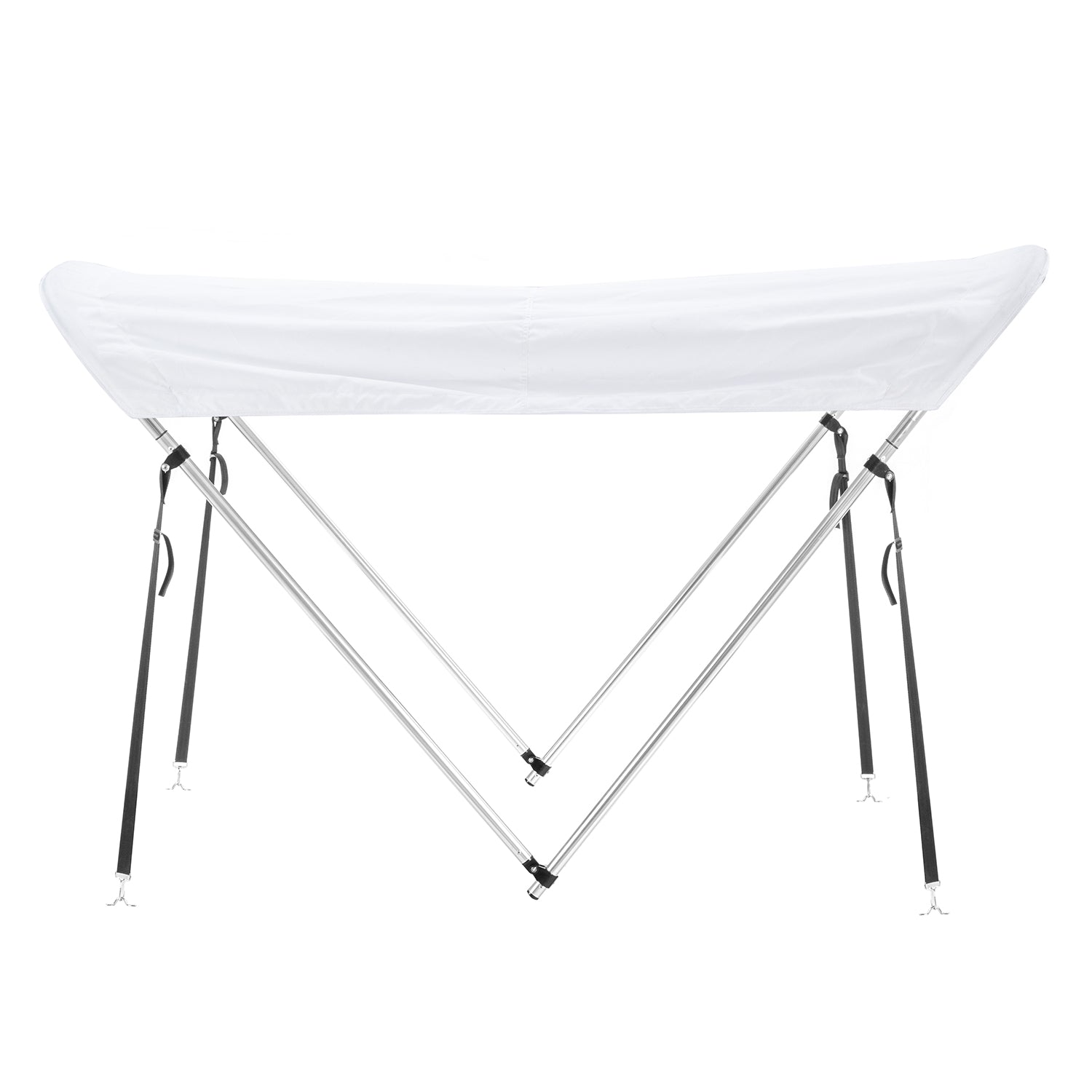 Tendalino Coprisole 130-150Cm Con Struttura Cromo Lucido Per Gommoni