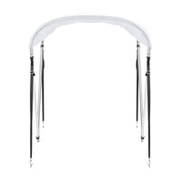 Tendalino Coprisole 130-150Cm Con Struttura Cromo Lucido Per Gommoni