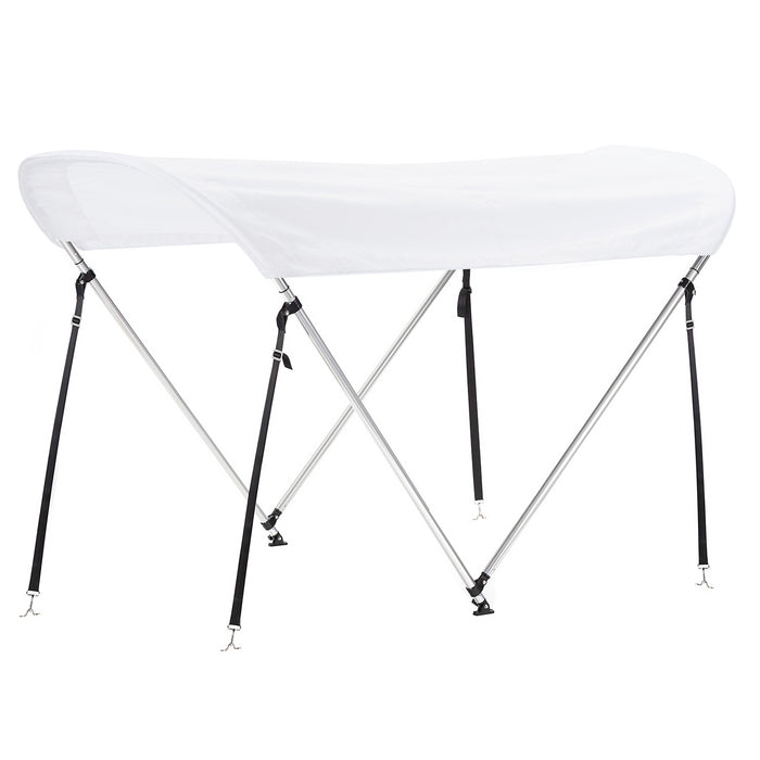 Tendalino Coprisole 130-150Cm Con Struttura Cromo Lucido Per Barche In Vetroresina