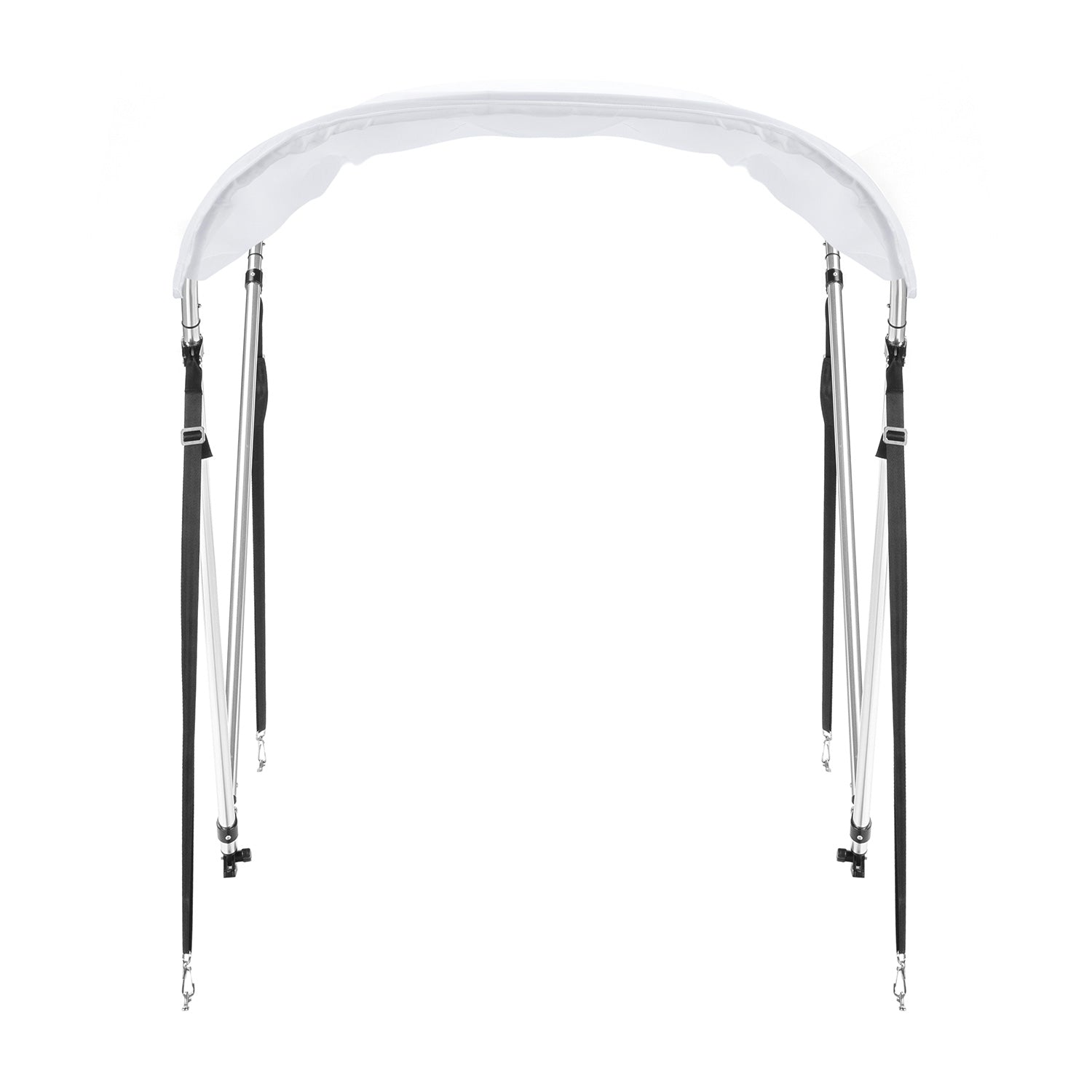 Tendalino Coprisole 130-150Cm Con Struttura Cromo Lucido Per Barche In Vetroresina