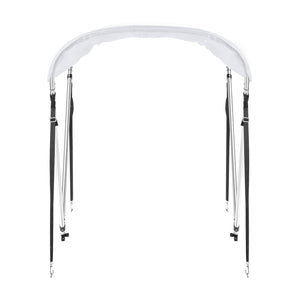 Tendalino Coprisole 130-150Cm Con Struttura Cromo Lucido Per Barche In Vetroresina