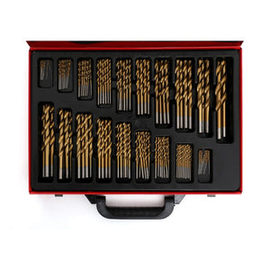 SET DI PUNTE PER TRAPANO HSS 170pz TITANIO 1,5-10mm ANGOLO PUNTA 135° KRAFT & DELE KD991