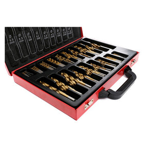 SET DI PUNTE PER TRAPANO HSS 170pz TITANIO 1,5-10mm ANGOLO PUNTA 135° KRAFT & DELE KD991