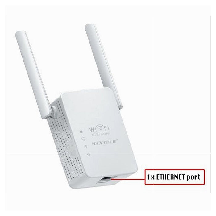 Wifi Range Extender Lv-wr13 Ripetitore Amplificatore Di Segnale 300 Mbps Maxtech         