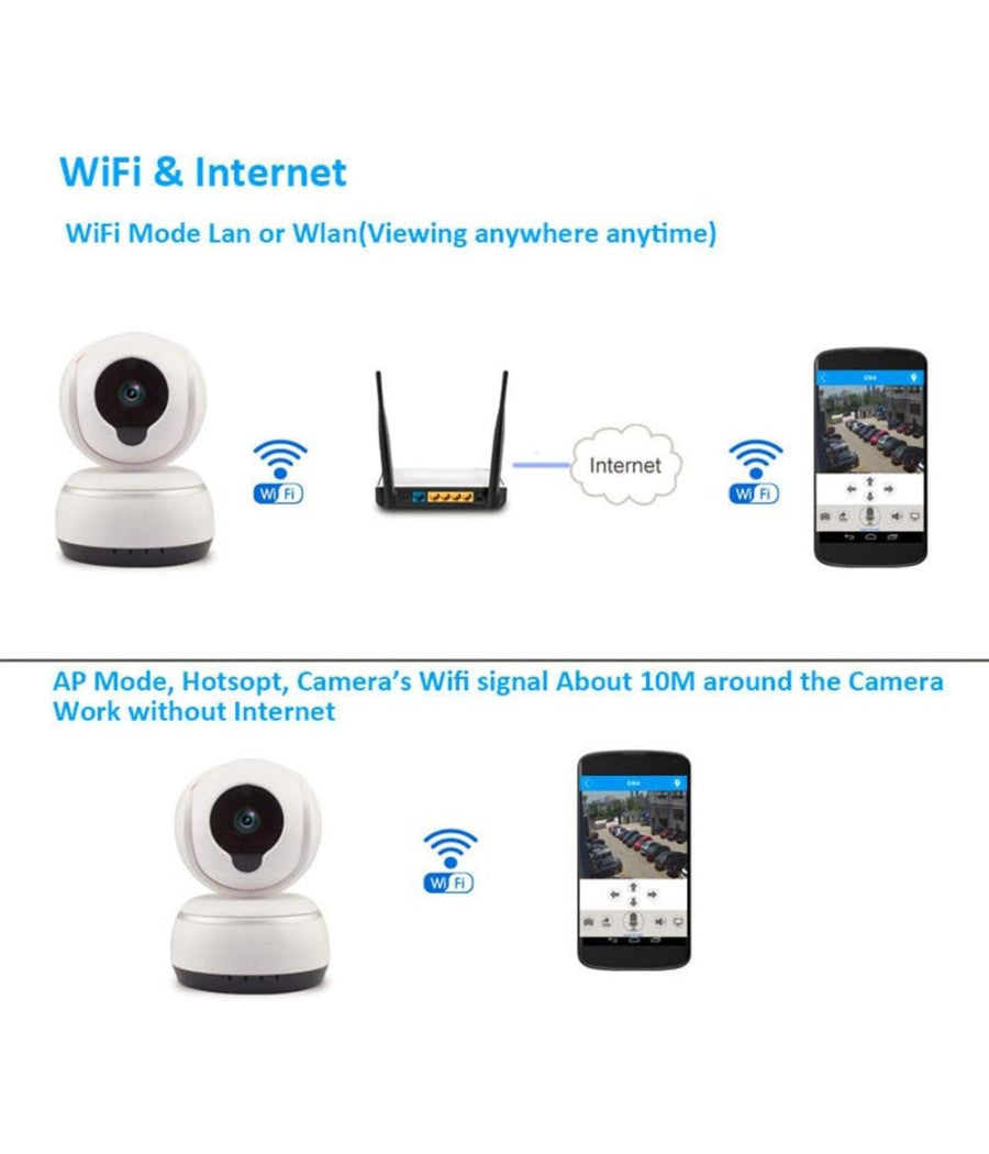 Wifi Smart Camera Videocamera Ipc-t3710-q3 Wireless Ip Videosorveglianza         