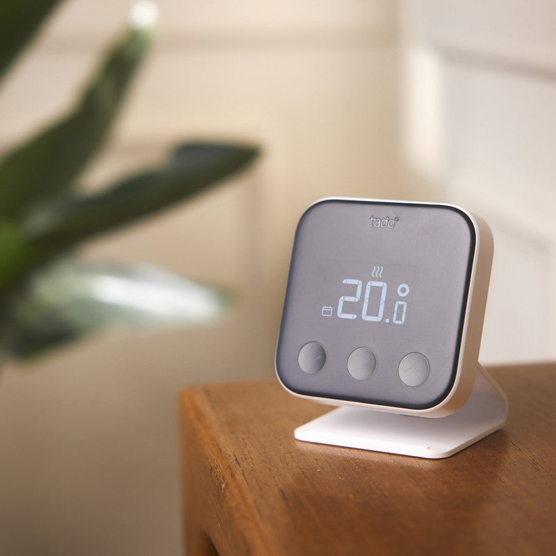 Tado Sensore di temperatura Wireless X, misuratore di temperatura per controllo multistanza, Wi-fi, Matter, Google assistant, Alexa