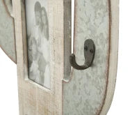 Cornice Da Muro Cactus Cm 39X3X71.5 (Misure Interna Cm 10X15)