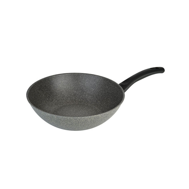 Wok 1 Manico Cm 28 Cortina Eco Ballarini