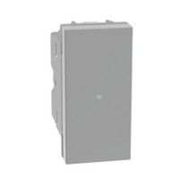 bticino serie matixgo deviatore assiale unipolare illuminabile 10ax 250vac *** colore grigio, confezione 1