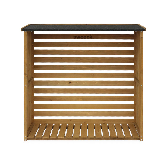 Cabina di legno, 120x45x120cm, marrone naturale