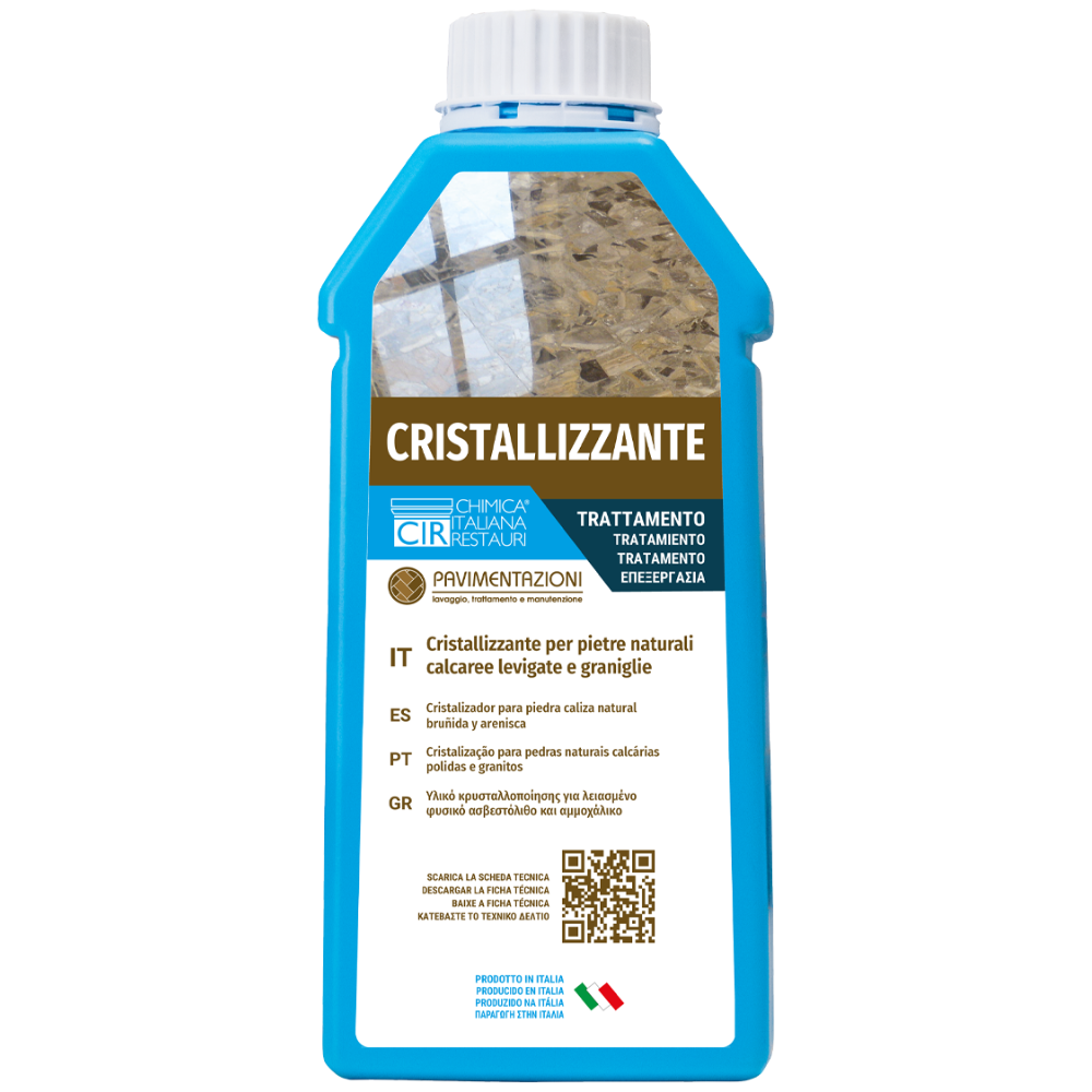 Cristallizzante pietre naturali calcaree levigate graniglie marmo travertino 1 l
