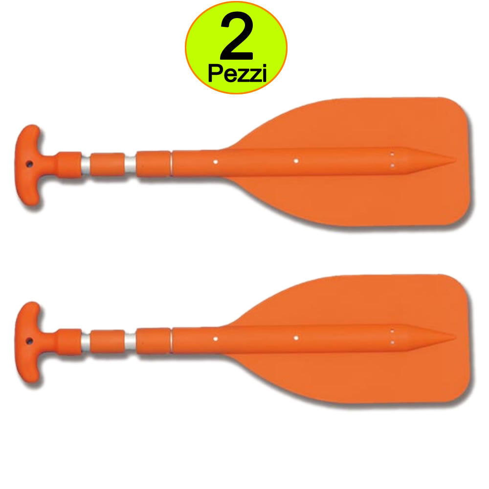 Pagaie d'emergenza telescopiche da cm 55 a cm 107 in resina e alluminio