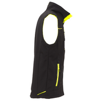 Gilet softshell impermeabile traspirante universe black carbon *** misura medium - m, confezione 1