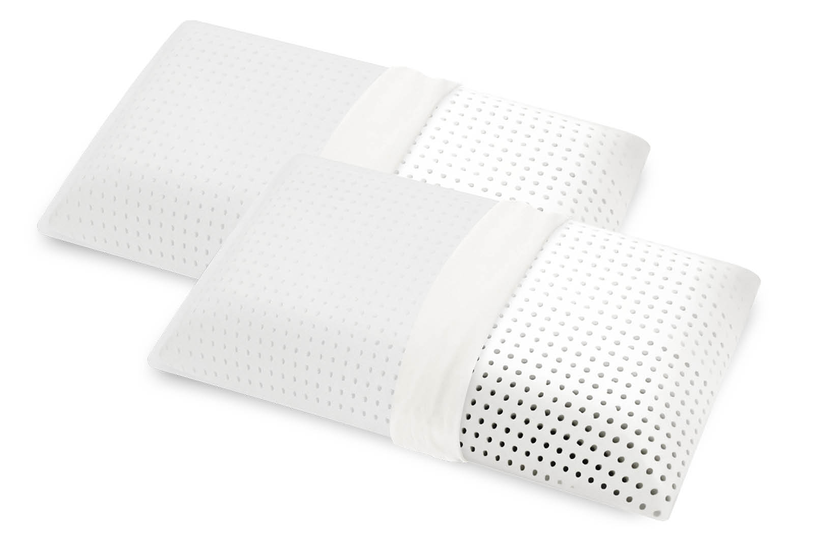 Coppia Cuscini in 100% Memory Foam- Altezza 15 cm – Traspirante Anallergico indeformabile