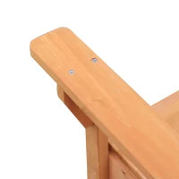 Panchina da Giardino 2 Posti con Vano Contenitore Legno 112x58x84cm