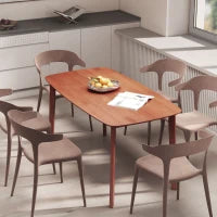 Tavolo da Pranzo, Stile Rustico, Superficie Laccata, Legno, 150 x 80 cm, Marrone