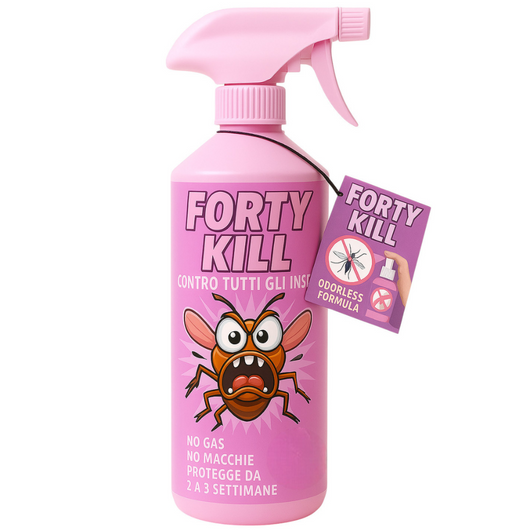 Insetticida zanzare giardino repellente fortykill protezione acaro polvere