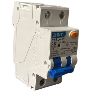 Chint serie nb1l1 interruttore magnetotermico differenziale 1p+n alta protezione *** ampere 32 ampere, confezione 1