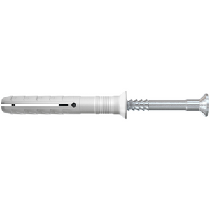 Tassello percussione n 6x80 50 s nylon vite zincata pz2 testa svasata 100 pezzi