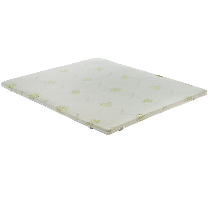 Materasso Singolo 90x190 in Memory Foam - Alto 5 cm - IGNIFUGO Classe 1M - Sfoderabile