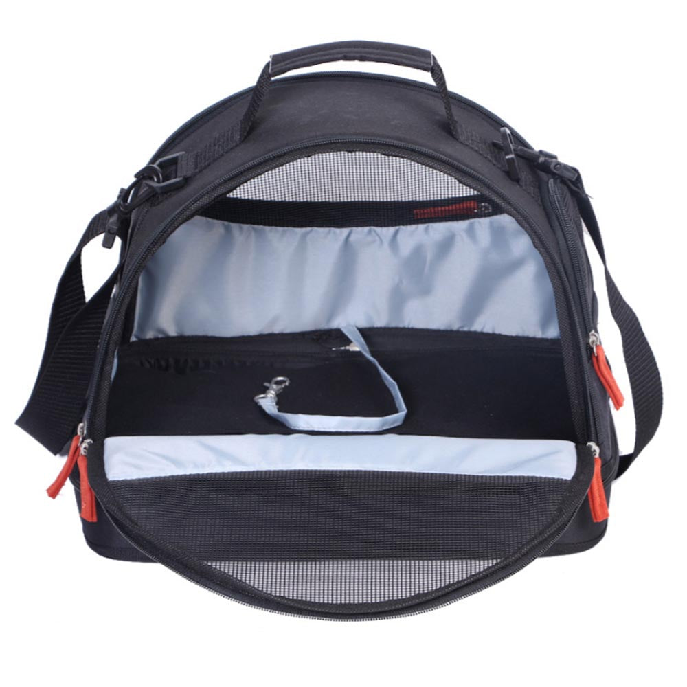 Trasportino per cani e gatti casetta & cuscino 3 in 1 max 4 kg maluku small black