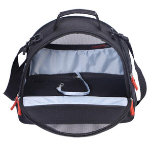 Trasportino per cani e gatti casetta & cuscino 3 in 1 max 4 kg maluku small black