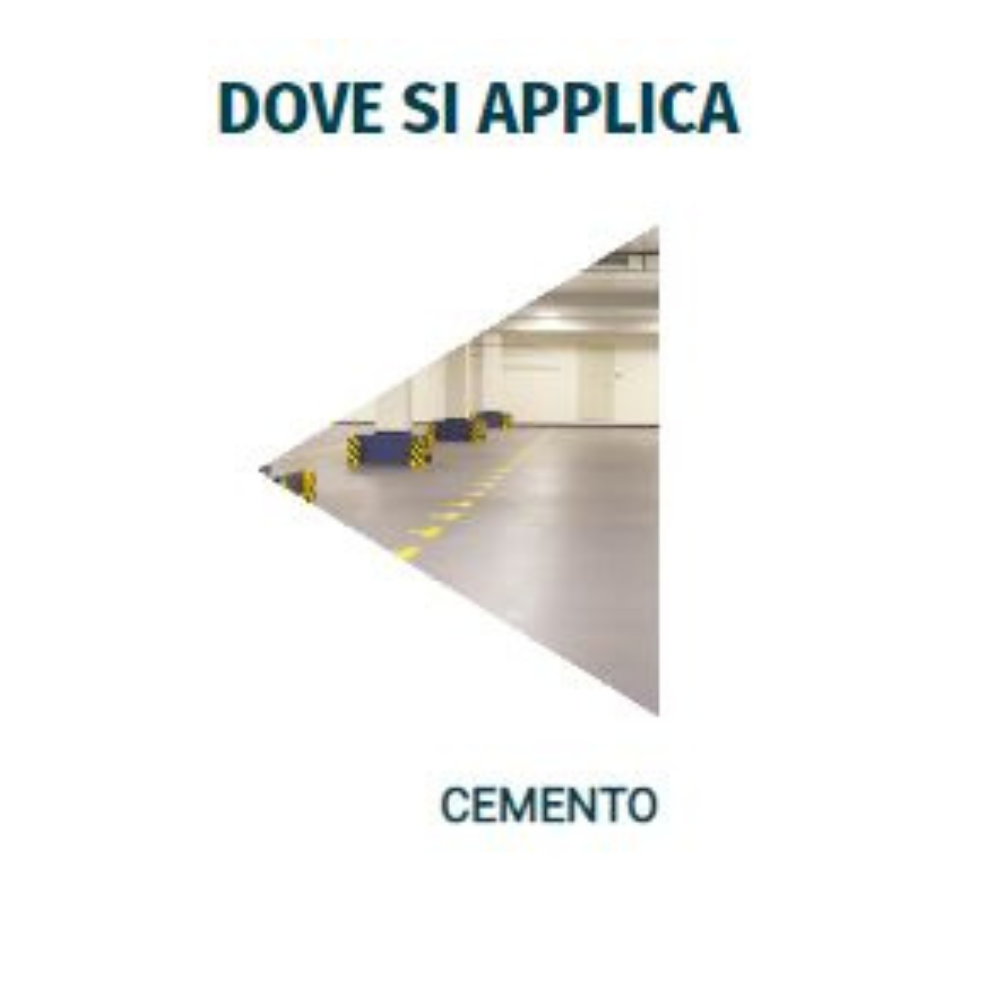 Trattamento finitura sigillante e antispolvero di pavimentazioni in cemento industriale stop cem da 5 lt