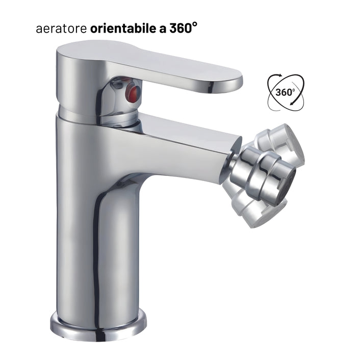 Miscelatore rubinetto bidet cromato bagno casa *** confezione 1