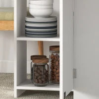 Tavolo da Pranzo Pieghevole, Tavolo da Cucina Estensibile, per 2-4 Persone, 2 Ali, 120 x 72 x 75 cm, Rovere