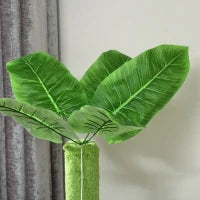 Albero Tiragraffi per Gatti con Amaca, Pallina e Tiragraffi in Sisal, 49x49x142cm, Verde