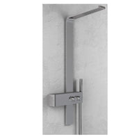 Colonna doccia 016 acciaio inox incasso spazzolato 2 funzioni top l50xp47xh130