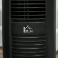 Ventilatore A Colonna Silenzioso Oscillazione 70° Timer 12h 4 Modalità 3 Velocità 45W 31.5 x 31.5 x 96 cm Nero