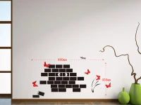 Sticker Da Muro Scrivibile Wall Cm 80X45