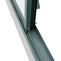 Serra da Giardino in Policarbonato 190x375x199cm, con Finestra Apribile e Porta Scorrevole, Struttura in Alluminio, Verde