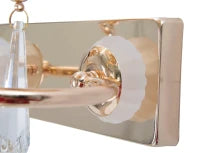 Lampada Da Muro Glam Ring Doppia Cm 32X18X27