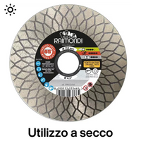 Disco diamantato diametro 115mm taglio jolly 45° f22,2mm smussatura