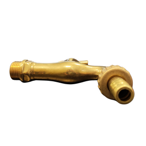 Rubinetto portagomma ottone lucido 1/2 pollice erogazione giardino esterno