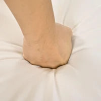 Set da pranzo da giardino 7 pezzi in rattan con 6 poltrone e tavolino, 140x80x76 cm, Beige