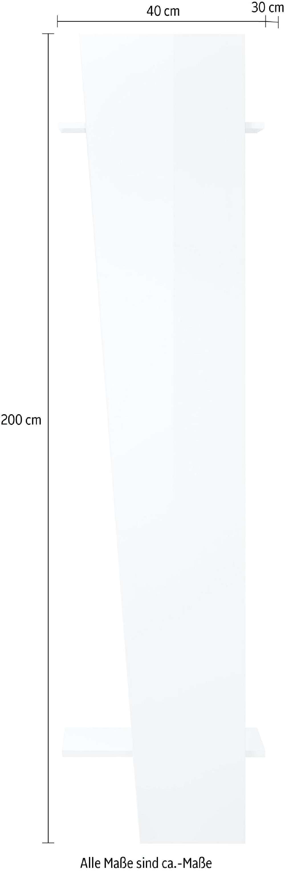 Mobile ingresso PING L 50 x H 200 x P 30 cm grigio ardesia