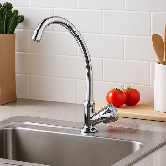 Rubinetto ad incasso one canna alta in ottone cucina con erogazione orientabile *** confezione 1