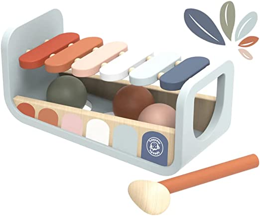 Xilofono Bambini Montessori 1 Anno Legno Giochi Bambini Xilofono per Bambini 1 Anno e Mezzo Xilofono Legno Neonato 25x10