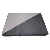 Cuscino per cani sfoderabile waterproof medora black gray 80 cm