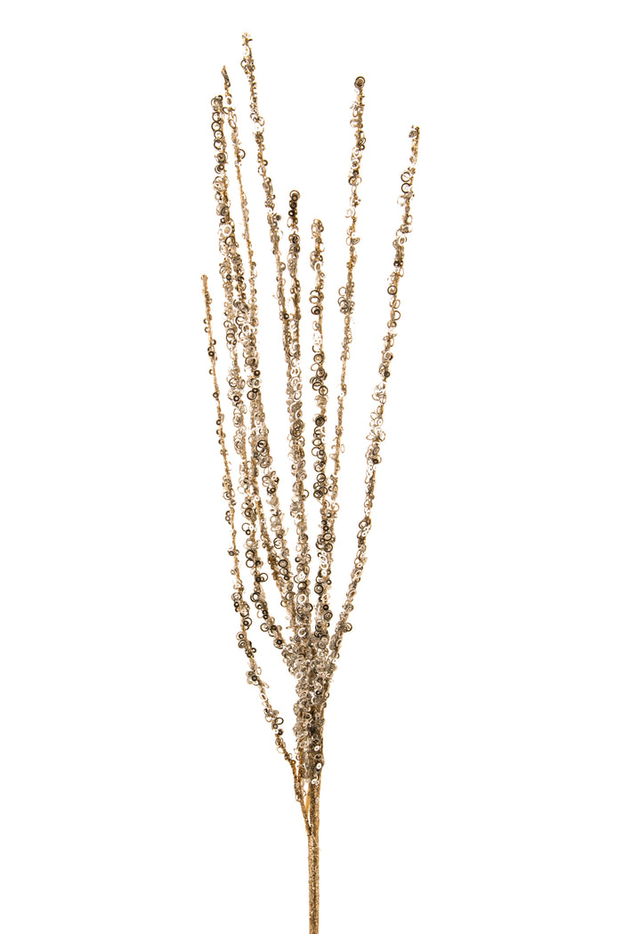 Set 3 Beargrass di Natale 104 cm Champagne