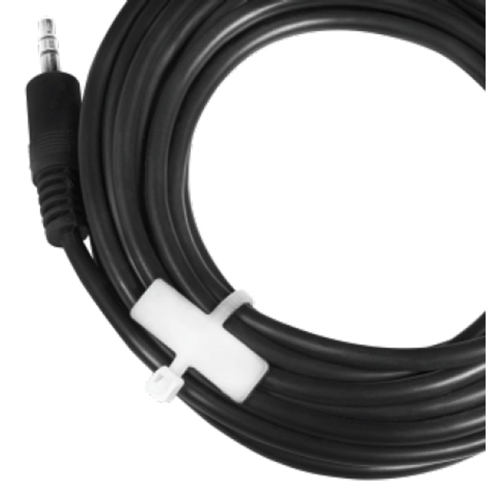 Elematic fascette con targhetta esterna per cablaggio confezione da 100 pezzi *** dimensioni 2,5 x 110 millimetri, co...